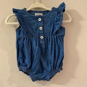 Cat & Jack Jean  Bubble Romper